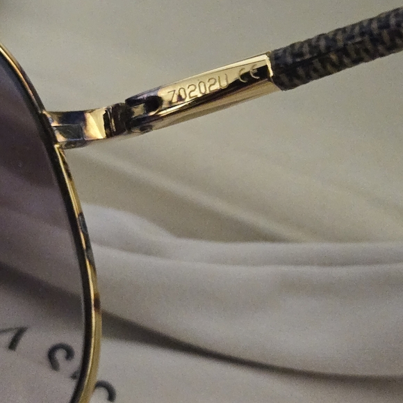Authentic Louis Vuitton Damier Ebene Conspiration Pilote Sunglasses. Mint Condit - Picture 15 of 16